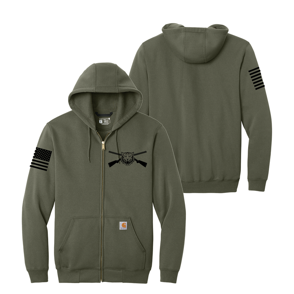 Trap Club Zip Up Hoodie