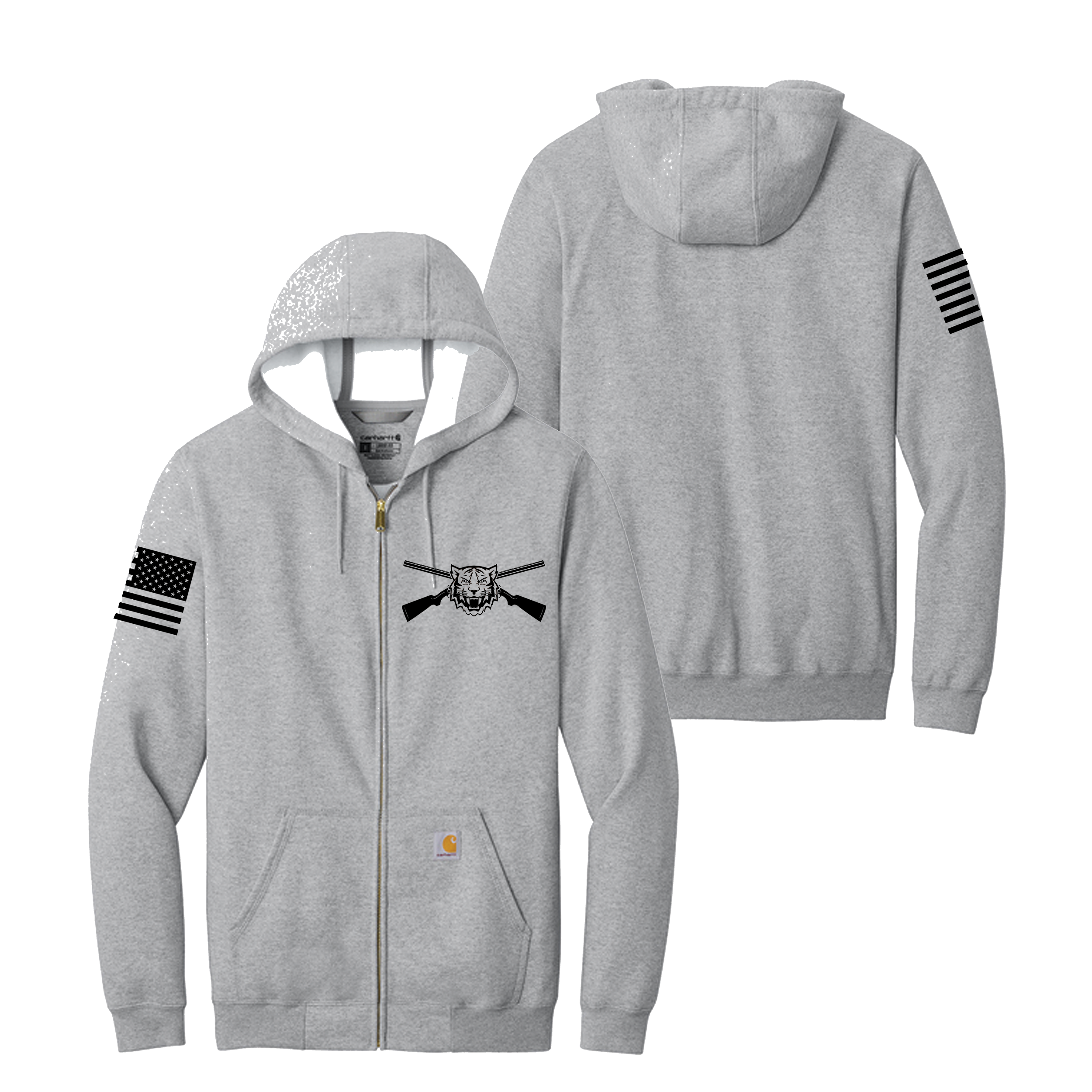 Trap Club Zip Up Hoodie