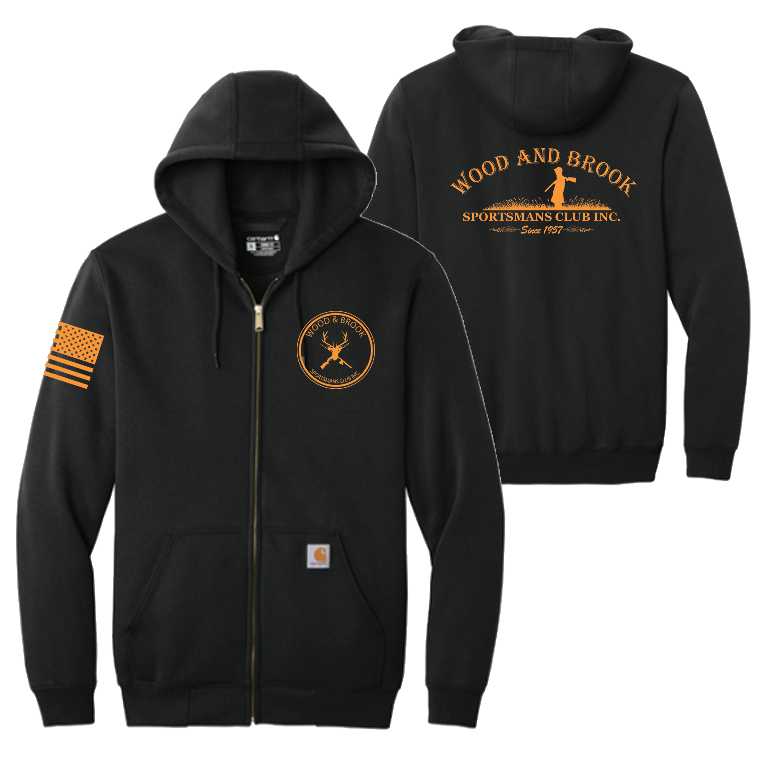 Wood & Brook Carhartt Midweight Zip Up