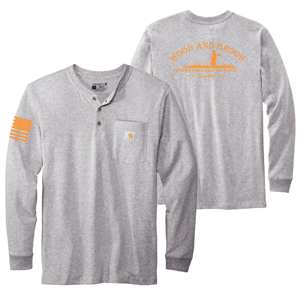 Wood & Brook Carhartt Long Sleeve Henley