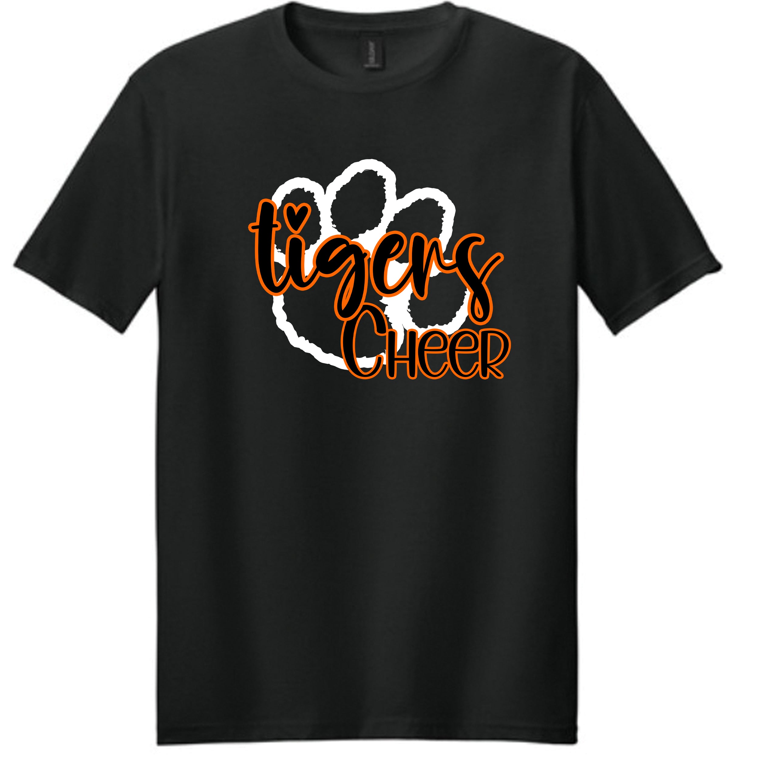 Cheerleading Mens Black T-shirt