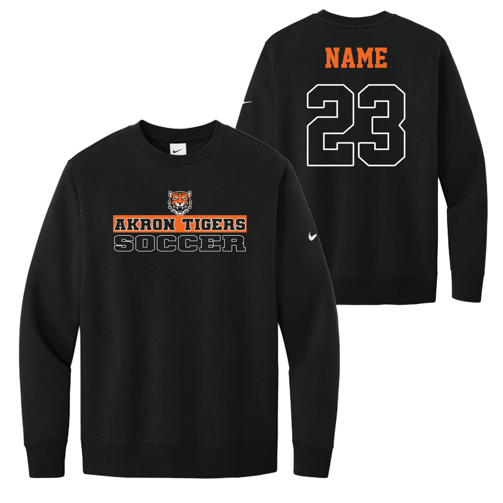 Nike Club Fleece Sleeve Swoosh Crew