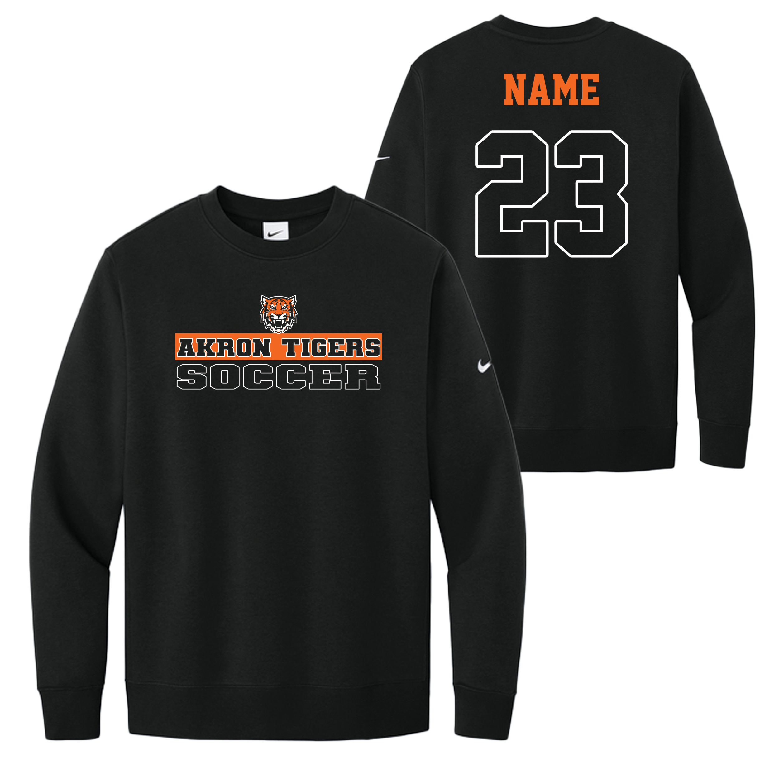Nike Club Fleece Sleeve Swoosh Crew