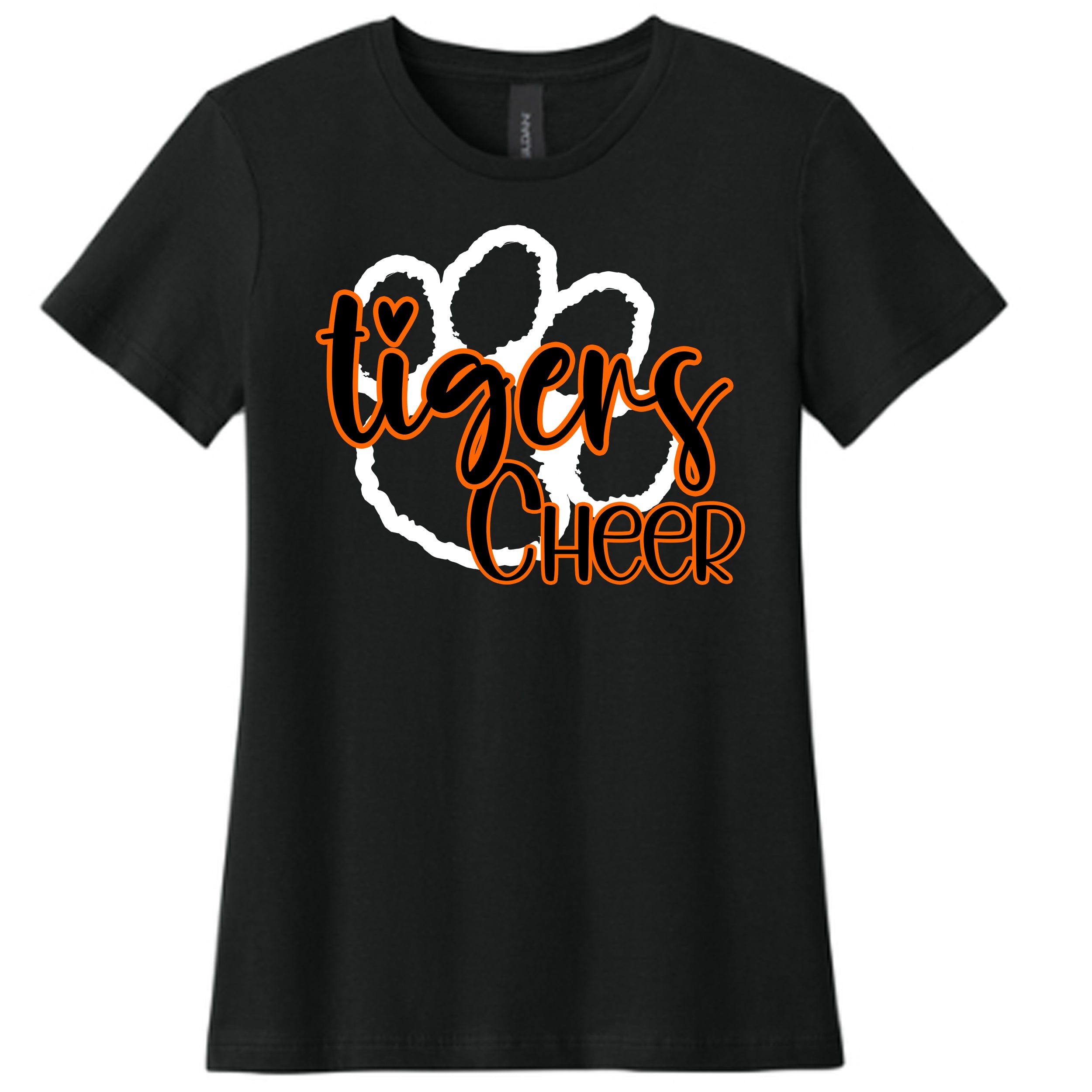 Cheerleading Women's Black T-shirt